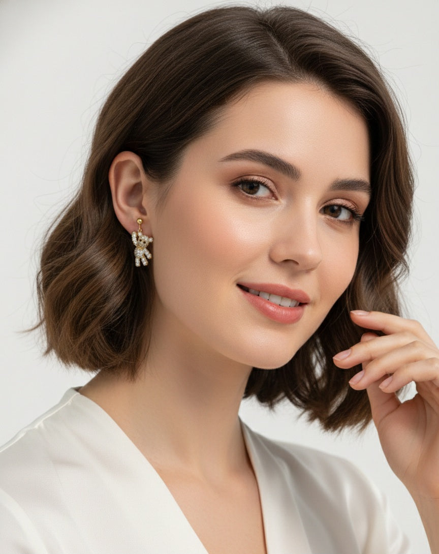 Teddy Glint Earrings