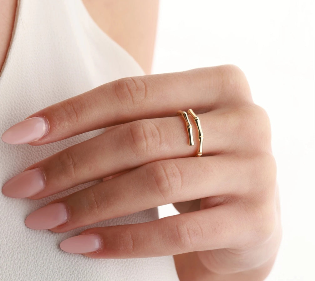 Bamboo Curve Ring