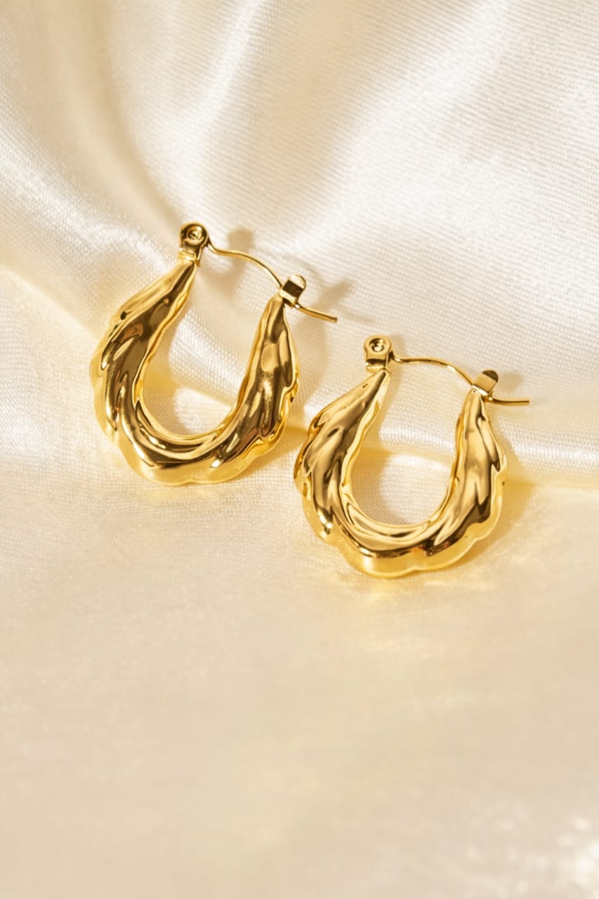 Molten Gold Hoops
