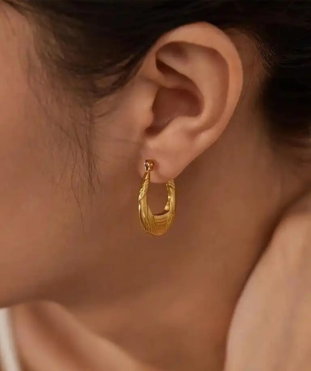 Gilded Drift Hoops