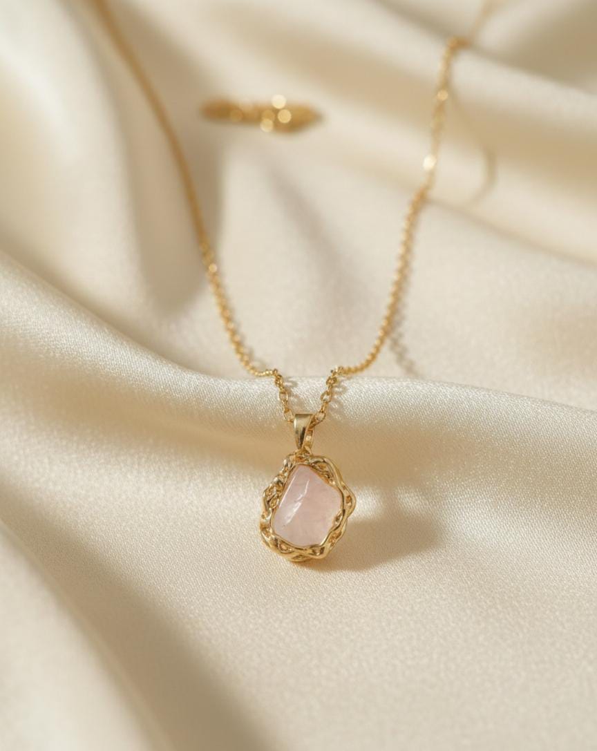 Rosé Halo Pendant