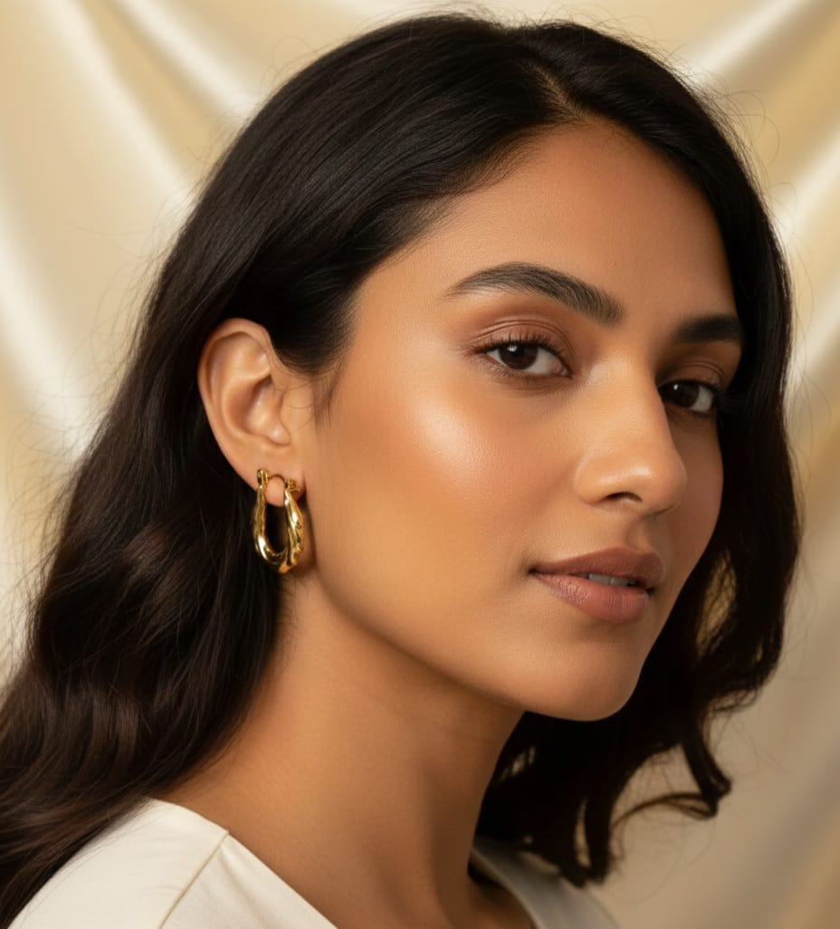 Molten Gold Hoops
