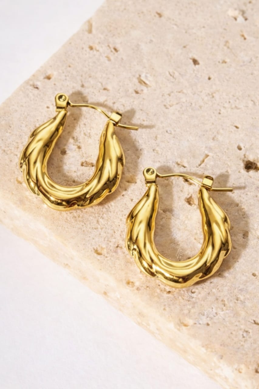 Molten Gold Hoops