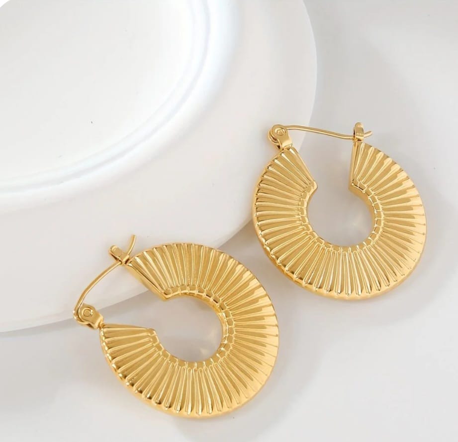 Moon Shaped Hoops