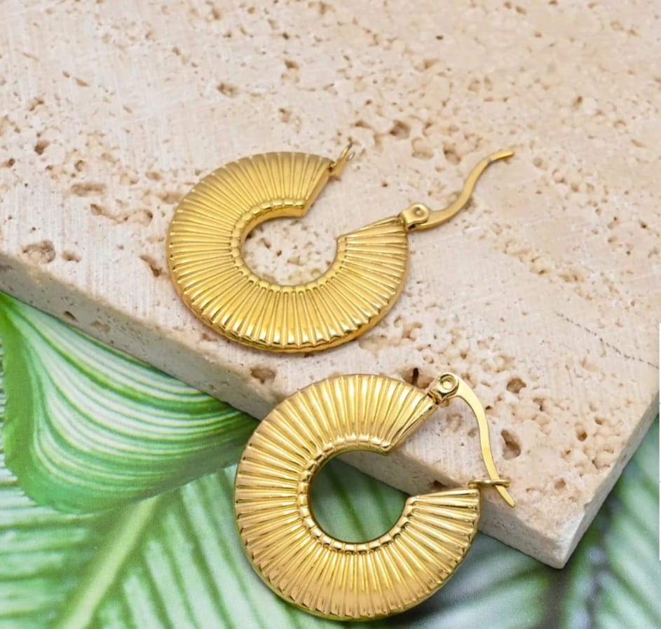 Moon Shaped Hoops
