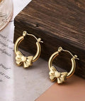 Belle Bow Hoops