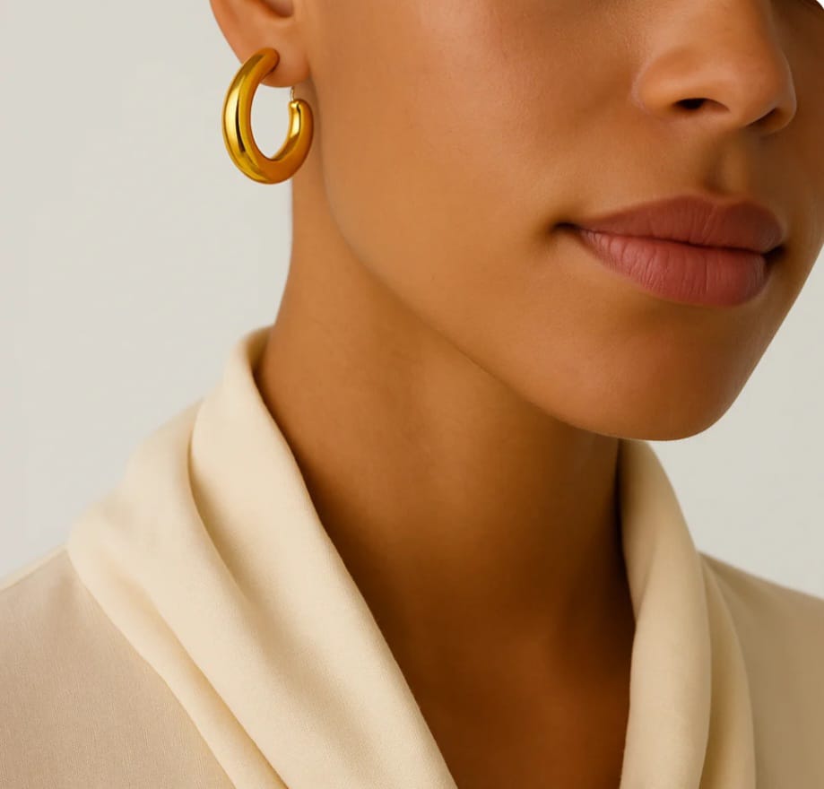 Lunara Bold Hoops