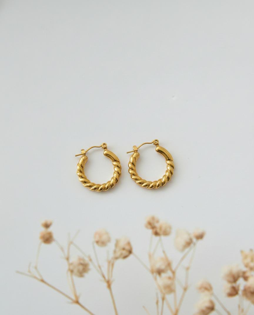 Tressé Glow Hoops