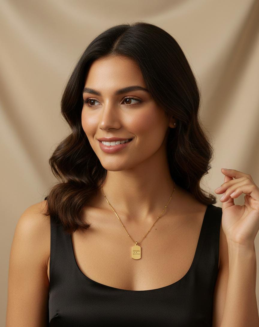 Luxe Tag Necklace