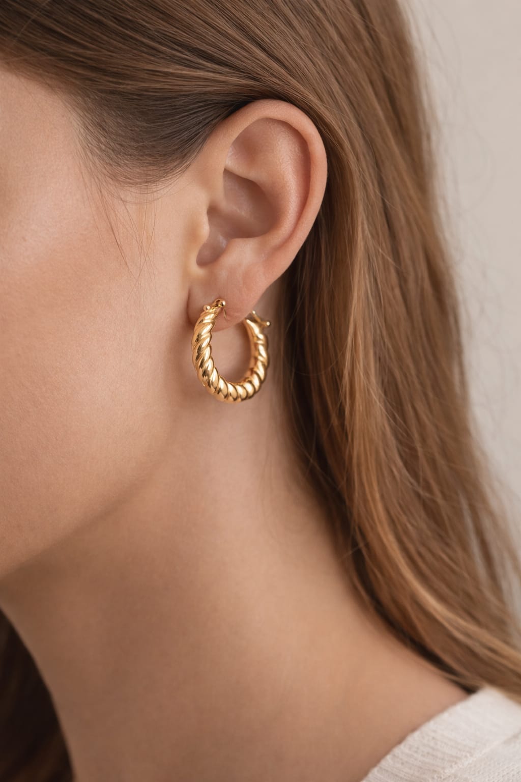 Tressé Glow Hoops