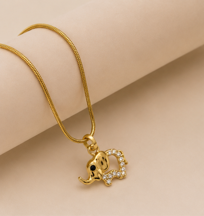 Fortuna Elephant Necklace