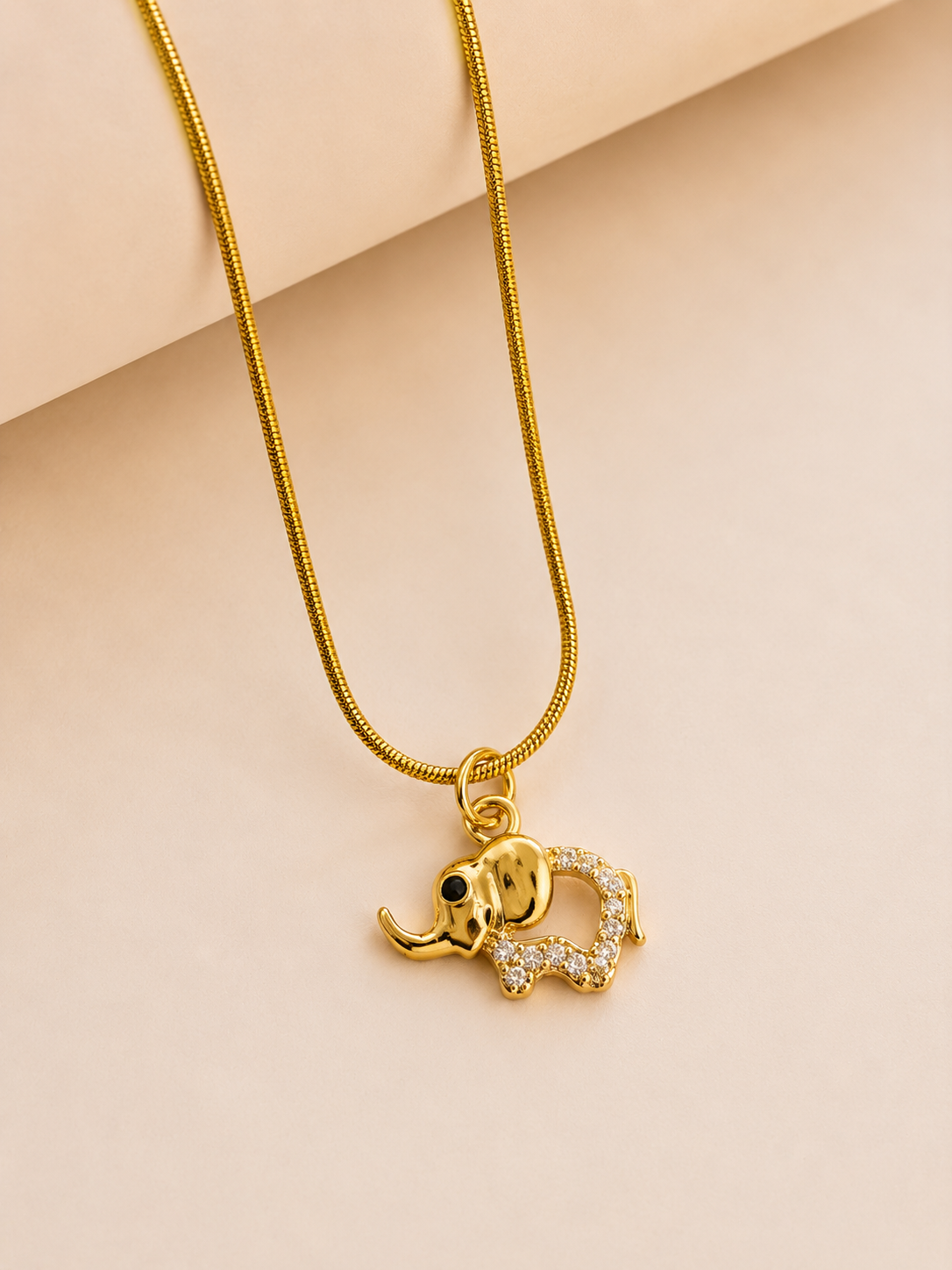 Fortuna Elephant Necklace