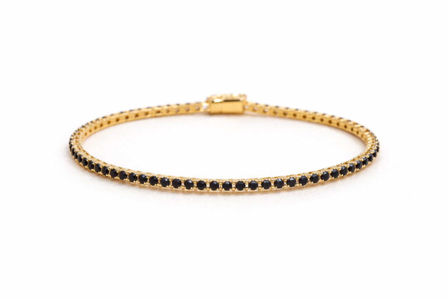 Noctyra Black Tennis Bracelet