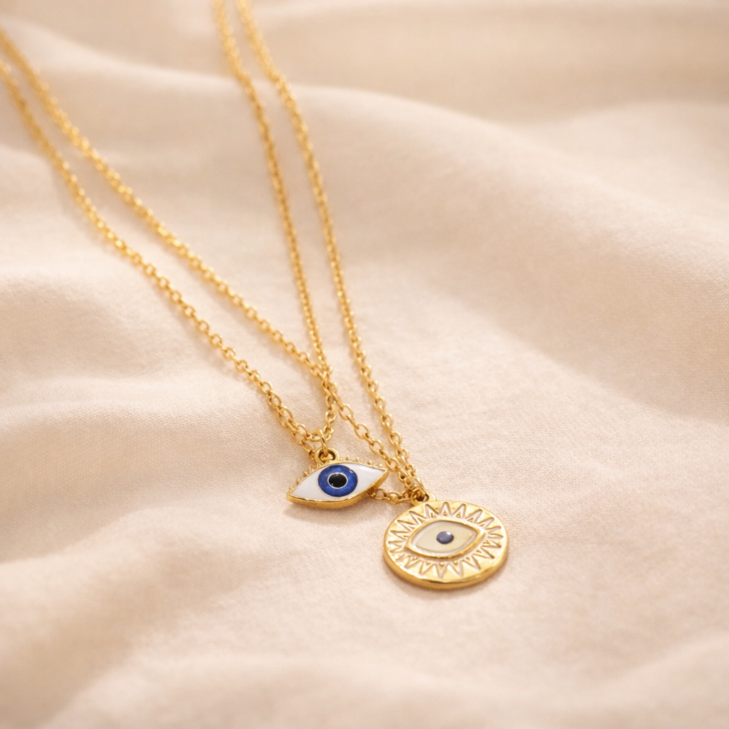 Elysian Eye Layered Necklace